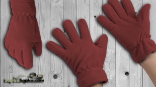 Promosyon Polar Eldiven Bordo