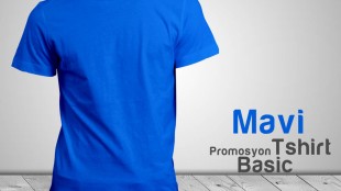 Promosyon T-shirt Mavi