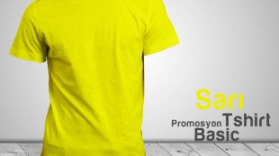 Promosyon T-Shirt Sarı